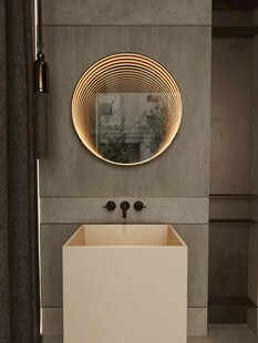 现代简约风浴室洗手台设计