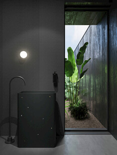 现代室内外绿植过渡空间