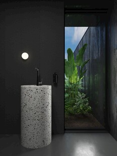 现代简约风浴室洗手台景观