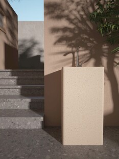 简约户外米色方形花箱