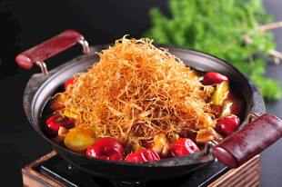 美味干锅菜食材丰富诱人