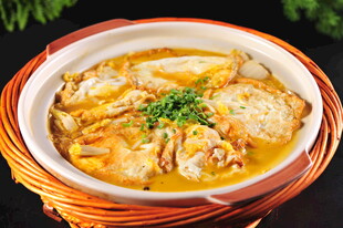 美味蟹黄豆腐煲