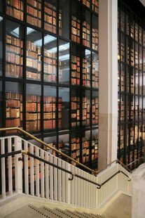 宏伟图书馆内的壮观书架