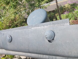 金属构件细节特写