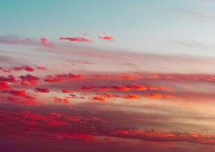 绚丽晚霞天空美景