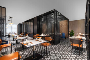 现代时尚餐厅室内空间设计