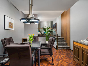 现代简约风餐厅室内景致