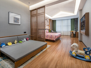 现代简约风温馨卧室场景