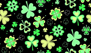 三叶草图案背景