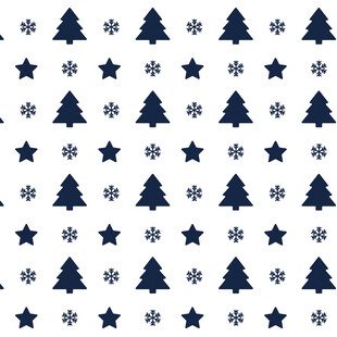 圣诞雪花星星图案背景