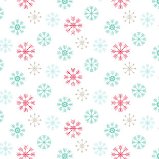 雪花图案背景