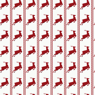 红色驯鹿图案背景纹理