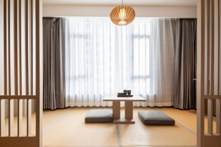 日式简约茶室静谧闲适空间