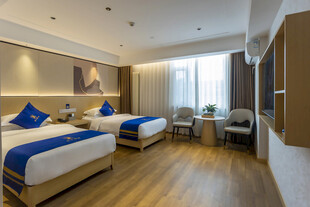 现代简约风格双床酒店客房