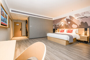 现代风格温馨酒店客房