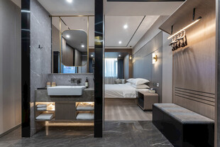 现代风格酒店房间内部景观