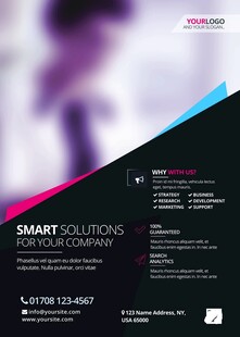 智能云计算解决方案海报