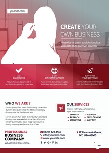 商业创业宣传海报