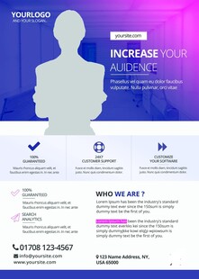 商务信息图表模板展示