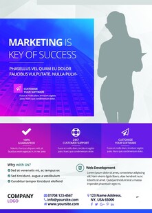 市场营销成功关键海报