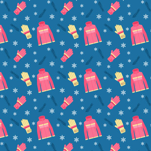 蓝色背景避孕套图案设计