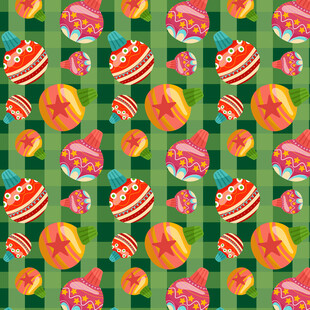 多彩糖果图案背景