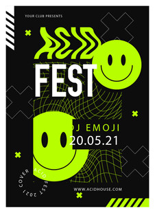 笑脸音乐节海报