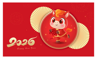 2026年生肖猴喜庆图片