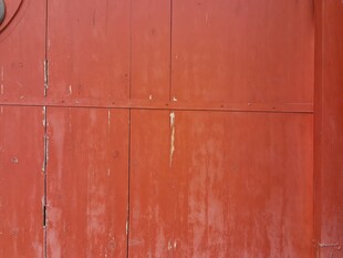 老旧红色木板墙面纹理