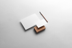 简约文具组合展示