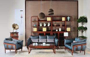 复古风客厅家具陈列展示