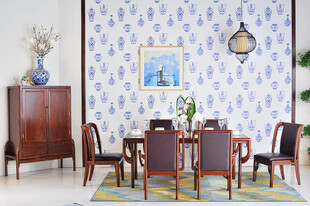 复古风餐厅家居装饰场景