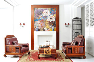 中式客厅的典雅家居布置