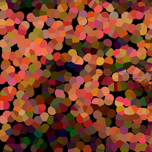 多彩圆形抽象图案背景