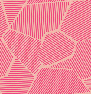 粉色几何线条拼接图案