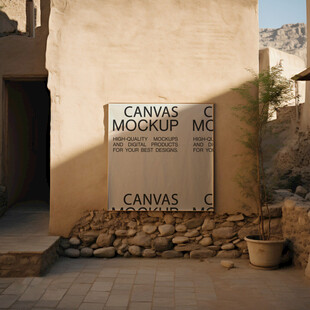 户外帆布广告牌展示场景