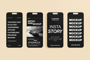 时尚手机故事模板展示