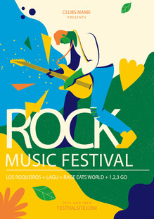 摇滚音乐节海报