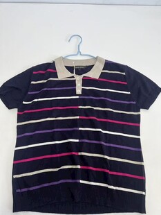 条纹短袖polo衫挂式展示