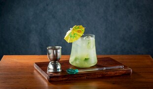 清新薄荷鸡尾酒 精致摆盘