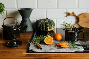 秋日餐桌装饰静物摆件