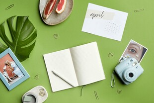 清新桌面的文艺摄影小物