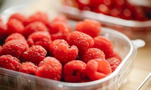 新鲜树莓 满满诱人色泽