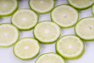 青柠切片特写