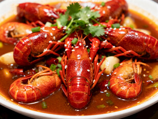 美味香辣小龙虾