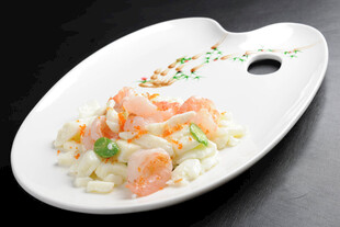 蟹瑶鲜虾炒蛋白