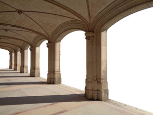 拱形长廊建筑景观