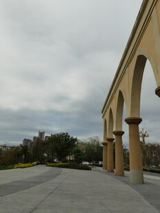 拱形柱廊建筑景观