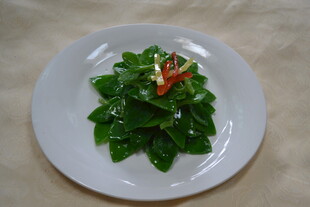 清炒青菜摆盘精致