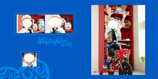 可爱卡通动漫角色周边展示